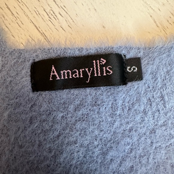 Amaryllis light blue sweater tank. Like new. Size Small - Picture 4 of 6